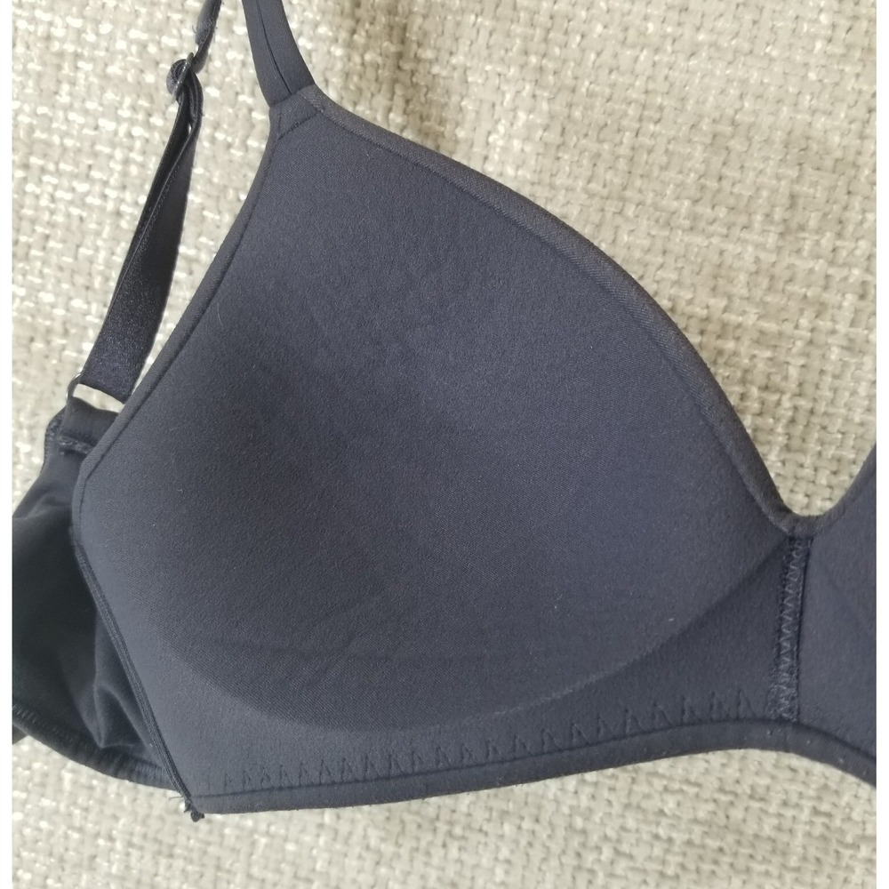 Wacoal 852189 How Perfect Padded Soft Cup T-Shirt Bra Wireless Womens 32B Gray‎ - Picture 10 of 12